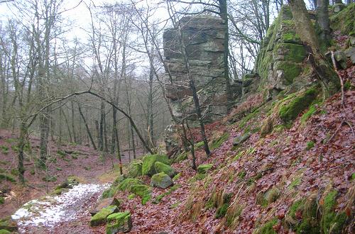 Skorstensdalen i Klåveröd friluftsområde.