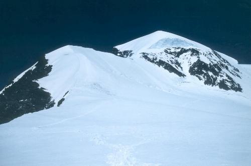 Alphubel SE-grat set fra Alphubeljoch (3785m) den 17.07.85