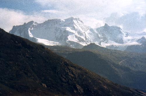 Breithorn set fra Tufteralp (2280m) den 19.08.84