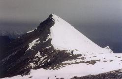 Pointe de Tsavolire set fra SW-kammen på Becs de Bosson