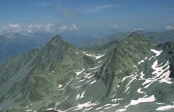 Brunnethorn og Borterhorn set fra Rothorn (Bella Tola)