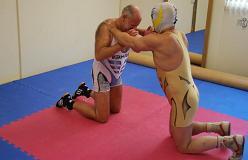 Armour vs. Armour i GymGladiator's mat room.